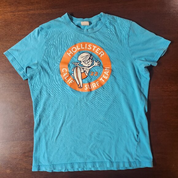 Men's Light Blue Graphic Tee - Picture 1 of 3